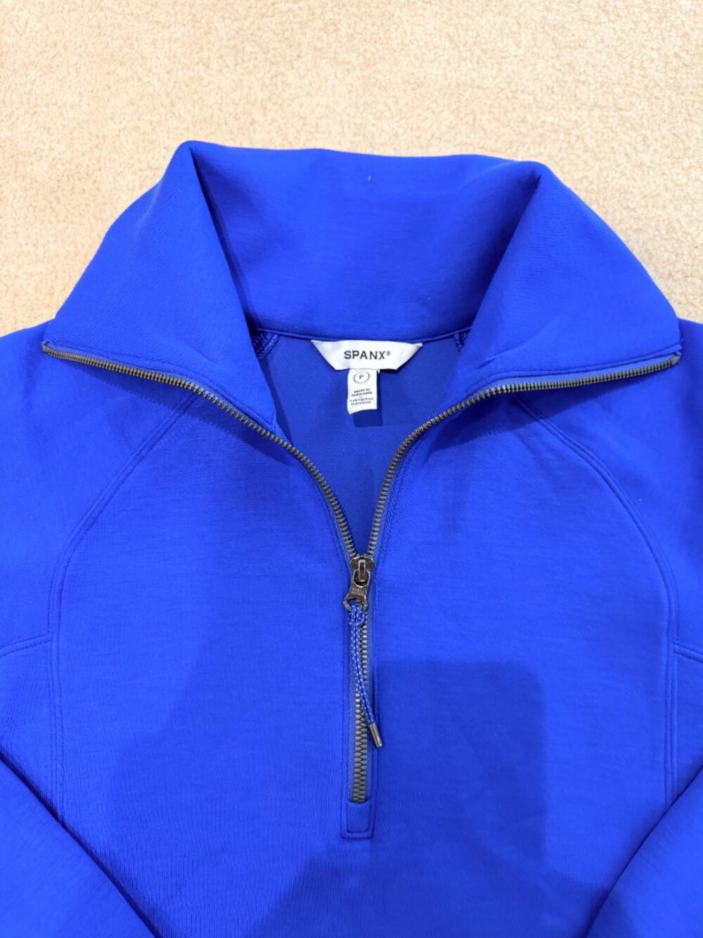 Spanx AirEssentials Half Zip Sweatshirt Size Small - Picture 2 of 2